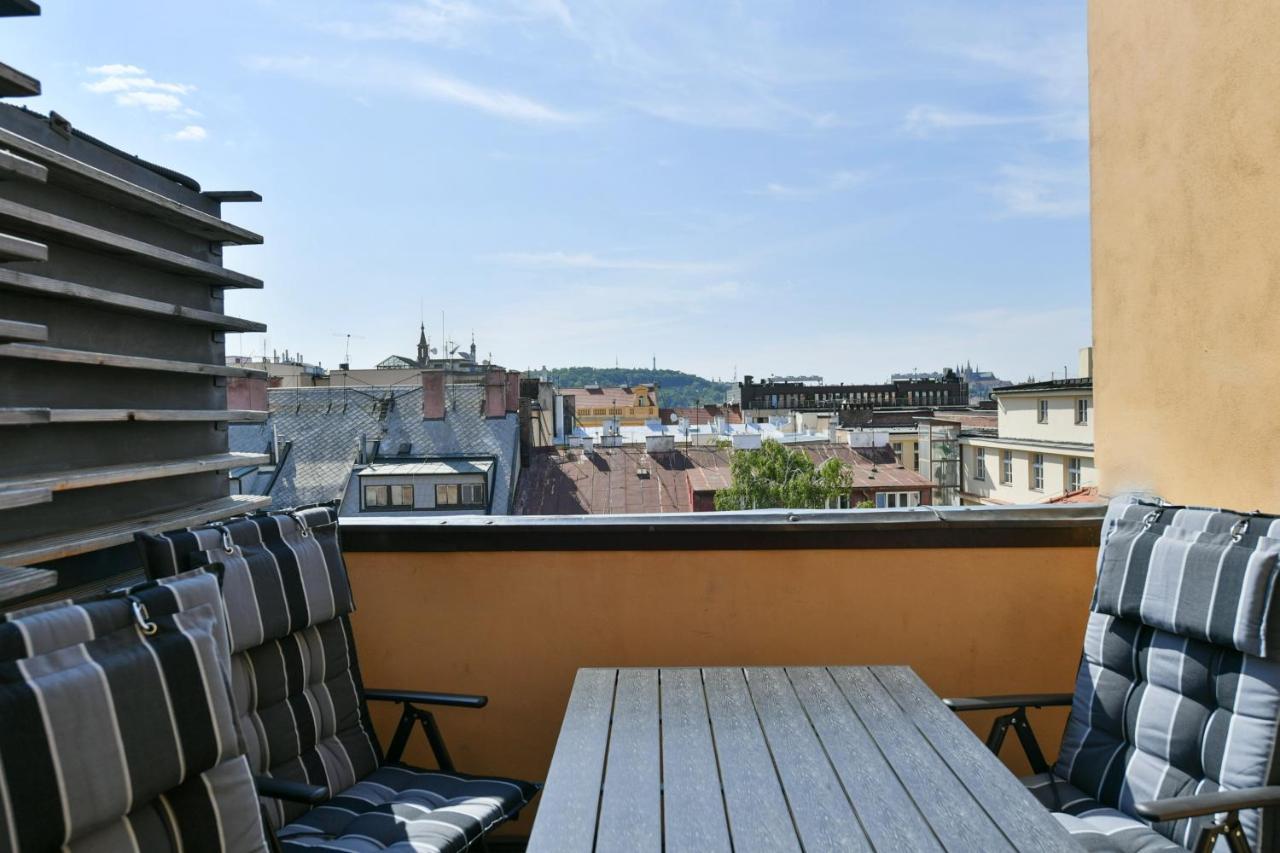 Luxury Central Penthouse With Sauna, Terrace, 250M2, 5Bdrm, 3Bthrm Praha Exteriér fotografie